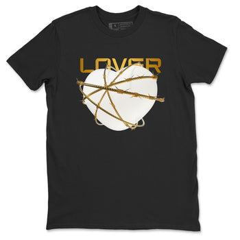 4s Sail shirt to match jordans Heart Lover sneaker tees Air Jordan 4 Sail SNRT Sneaker Release Tees unisex cotton Black 2 crew neck shirt