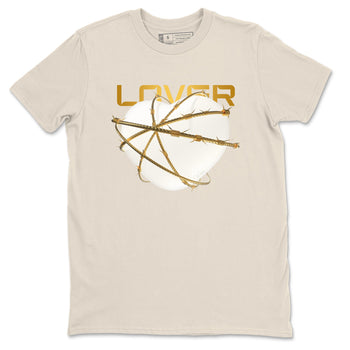 4s Sail shirt to match jordans Heart Lover sneaker tees Air Jordan 4 Sail SNRT Sneaker Release Tees unisex cotton Natural 2 crew neck shirt
