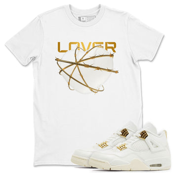 4s Sail shirt to match jordans Heart Lover sneaker tees Air Jordan 4 Sail SNRT Sneaker Release Tees unisex cotton White 1 crew neck shirt