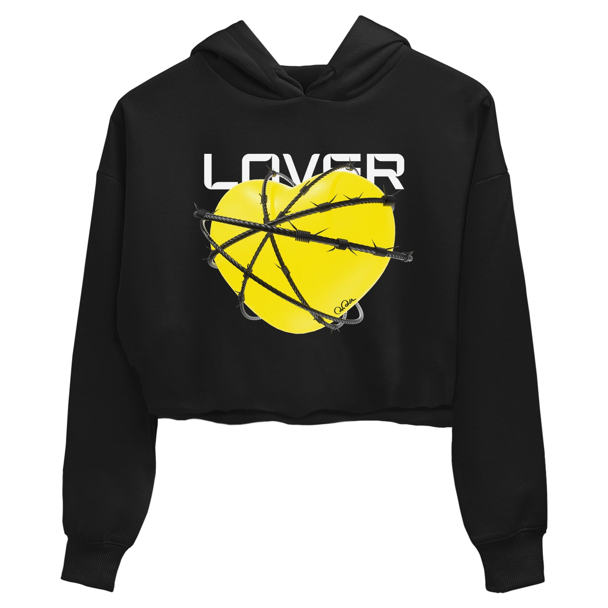 AJ4 Vivid Sulfur shirt to match jordans Heart Lover sneaker tees Air Jordan 4 Vivid Sulfur SNRT Sneaker Release Tees Black 2 crop length shirt
