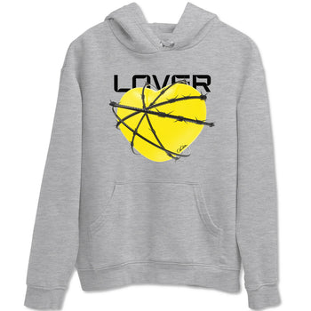 AJ4 Vivid Sulfur shirt to match jordans Heart Lover sneaker tees Air Jordan 4 Vivid Sulfur SNRT Sneaker Release Tees unisex cotton Heather Grey 2 crew neck shirt