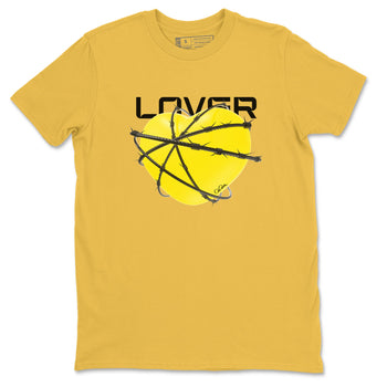 AJ4 Vivid Sulfur shirt to match jordans Heart Lover sneaker tees Air Jordan 4 Vivid Sulfur SNRT Sneaker Release Tees unisex cotton Daisy 2 crew neck shirt