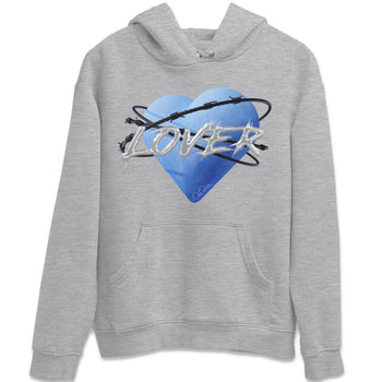 Jordan 5 UNC Jordan Shirts Heart Lover Sneaker Tees AJ5 UNC SNRT Sneaker Tees Unisex Shirts Heather Grey 2