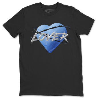 Jordan 5 UNC Jordan Shirts Heart Lover Sneaker Tees AJ5 UNC SNRT Sneaker Tees Unisex Shirts Black 2