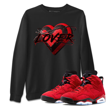 Air Jordan 6 Toro Bravo Sneaker Match Tees Heart Lover Sneaker Tees 3D Graphic Design Shirts AJ6 Toro Bravo Sneaker Release Tees Unisex Shirts Black 1