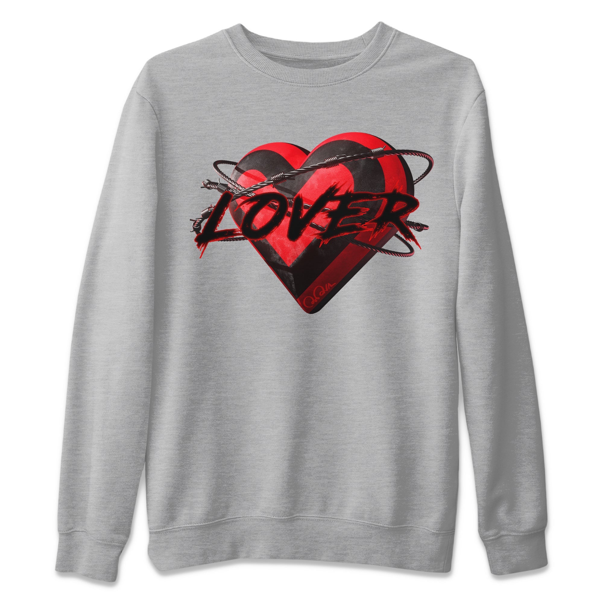 Air Jordan 6 Toro Bravo Sneaker Match Tees Heart Lover Sneaker Tees 3D Graphic Design Shirts AJ6 Toro Bravo Sneaker Release Tees Unisex Shirts Heather Grey 2