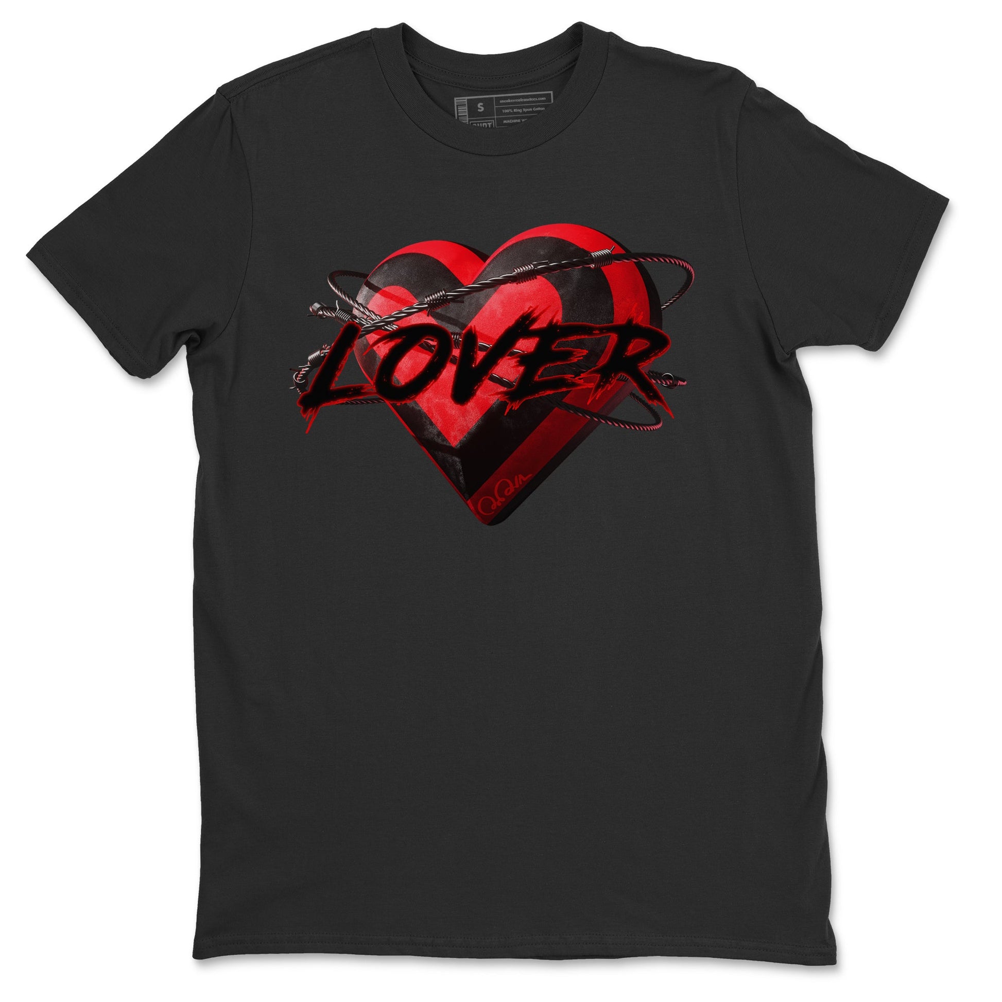 Air Jordan 6 Toro Bravo Sneaker Match Tees Heart Lover Sneaker Tees 3D Graphic Design Shirts AJ6 Toro Bravo Sneaker Release Tees Unisex Shirts Black 2