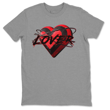 Air Jordan 6 Toro Bravo Sneaker Match Tees Heart Lover Sneaker Tees 3D Graphic Design Shirts AJ6 Toro Bravo Sneaker Release Tees Unisex Shirts Heather Grey 2