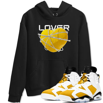 6s Yellow Ochre shirt to match jordans Heart Lover sneaker tees Air Jordan 6 Yellow Ochre SNRT Sneaker Release Tees Unisex Black 1 T-Shirt