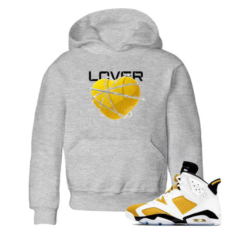 6s Yellow Ochre shirt to match jordans Heart Lover sneaker tees Air Jordan 6 Yellow Ochre SNRT Sneaker Release Tees Baby Toddler Heather Grey 1 T-Shirt