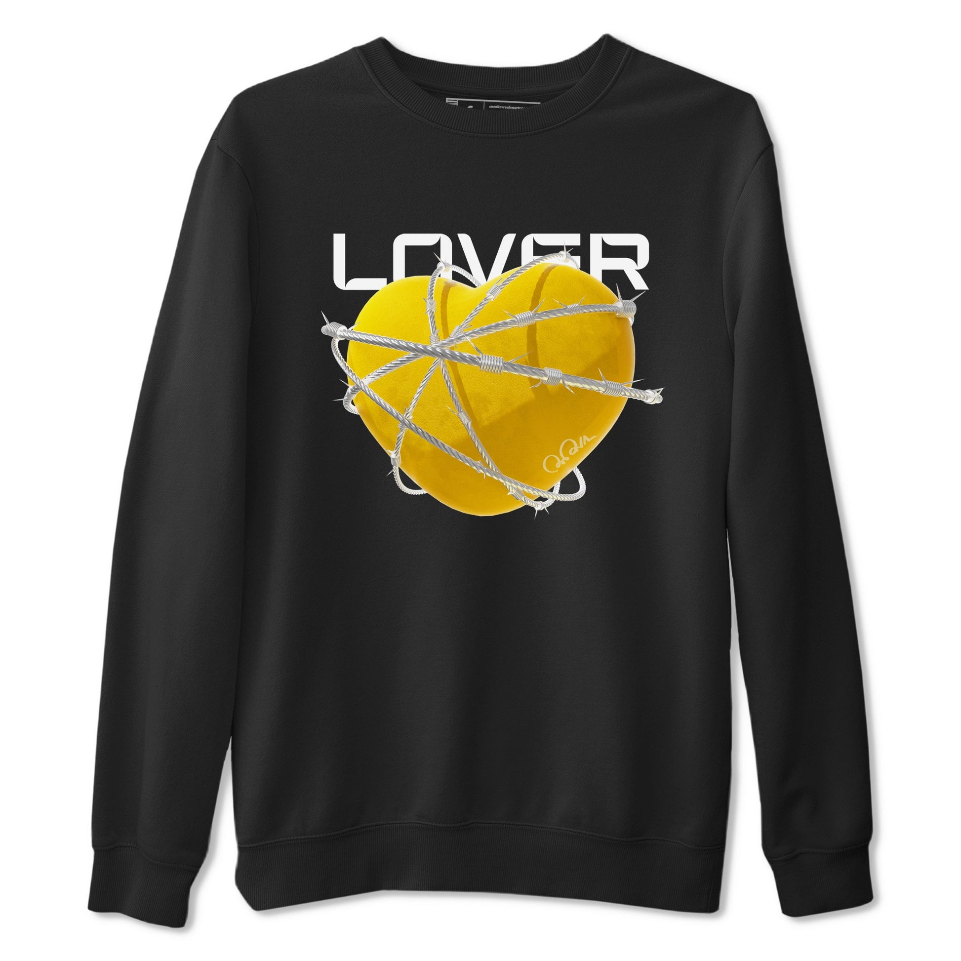 6s Yellow Ochre shirt to match jordans Heart Lover sneaker tees Air Jordan 6 Yellow Ochre SNRT Sneaker Release Tees Unisex Black 2 T-Shirt