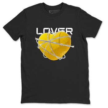 6s Yellow Ochre shirt to match jordans Heart Lover sneaker tees Air Jordan 6 Yellow Ochre SNRT Sneaker Release Tees Unisex Black 2 T-Shirt