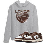 Dunk Cacao Wow shirt to match jordans Heart Lover sneaker tees Nike Dunk Cacao Wow SNRT Sneaker Release Tees Unisex Heather Grey 1 T-Shirt