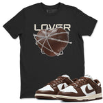 Dunk Cacao Wow shirt to match jordans Heart Lover sneaker tees Nike Dunk Cacao Wow SNRT Sneaker Release Tees Unisex Black 1 T-Shirt