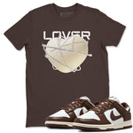 Dunk Cacao Wow shirt to match jordans Heart Lover sneaker tees Nike Dunk Cacao Wow SNRT Sneaker Release Tees Unisex Dark Chocolate 1 T-Shirt