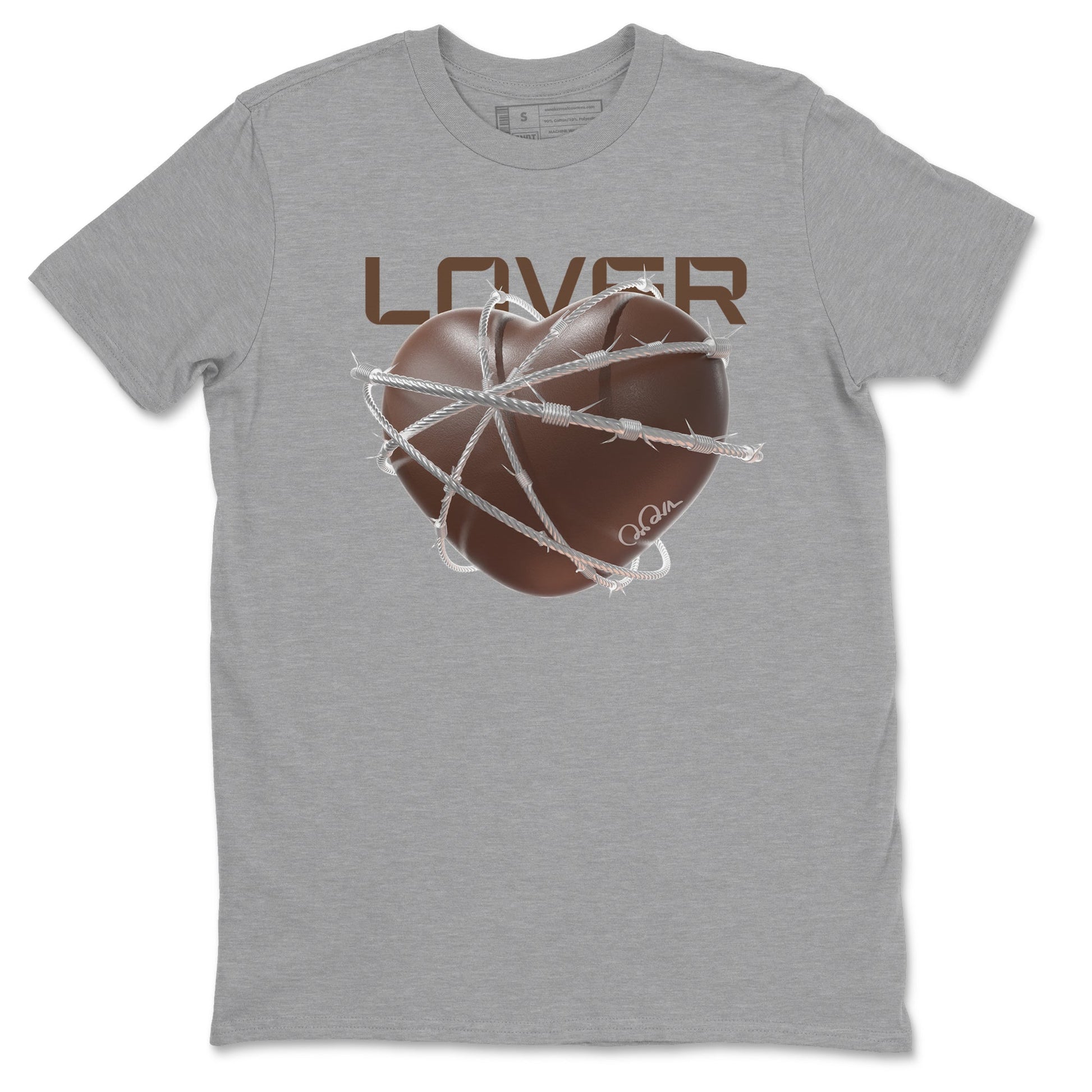 Dunk Cacao Wow shirt to match jordans Heart Lover sneaker tees Nike Dunk Cacao Wow SNRT Sneaker Release Tees Unisex Heather Grey 2 T-Shirt