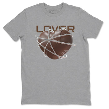 Dunk Cacao Wow shirt to match jordans Heart Lover sneaker tees Nike Dunk Cacao Wow SNRT Sneaker Release Tees Unisex Heather Grey 2 T-Shirt