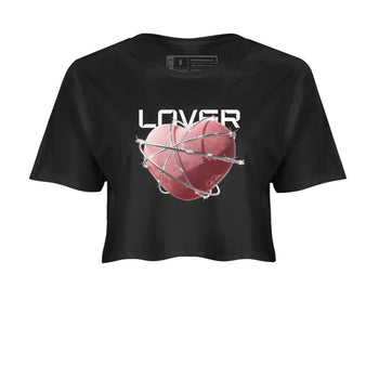 Dunk Valentines Day 2024 shirt to match jordans Heart Lover sneaker tees Dunk Valentines Day 2024 SNRT Sneaker Release Tees Black 2 Crop T-Shirt