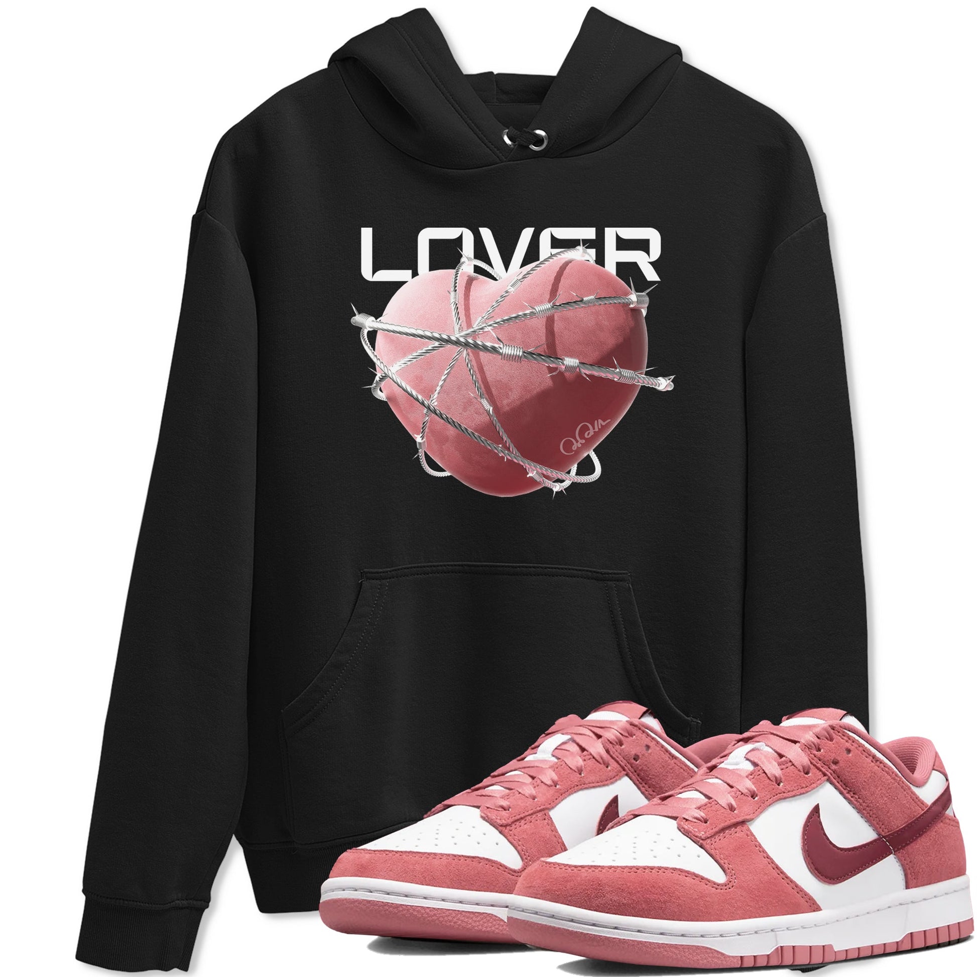 Dunk Valentines Day 2024 shirt to match jordans Heart Lover sneaker tees Dunk Valentines Day 2024 SNRT Sneaker Release Tees Unisex Black 1 T-Shirt