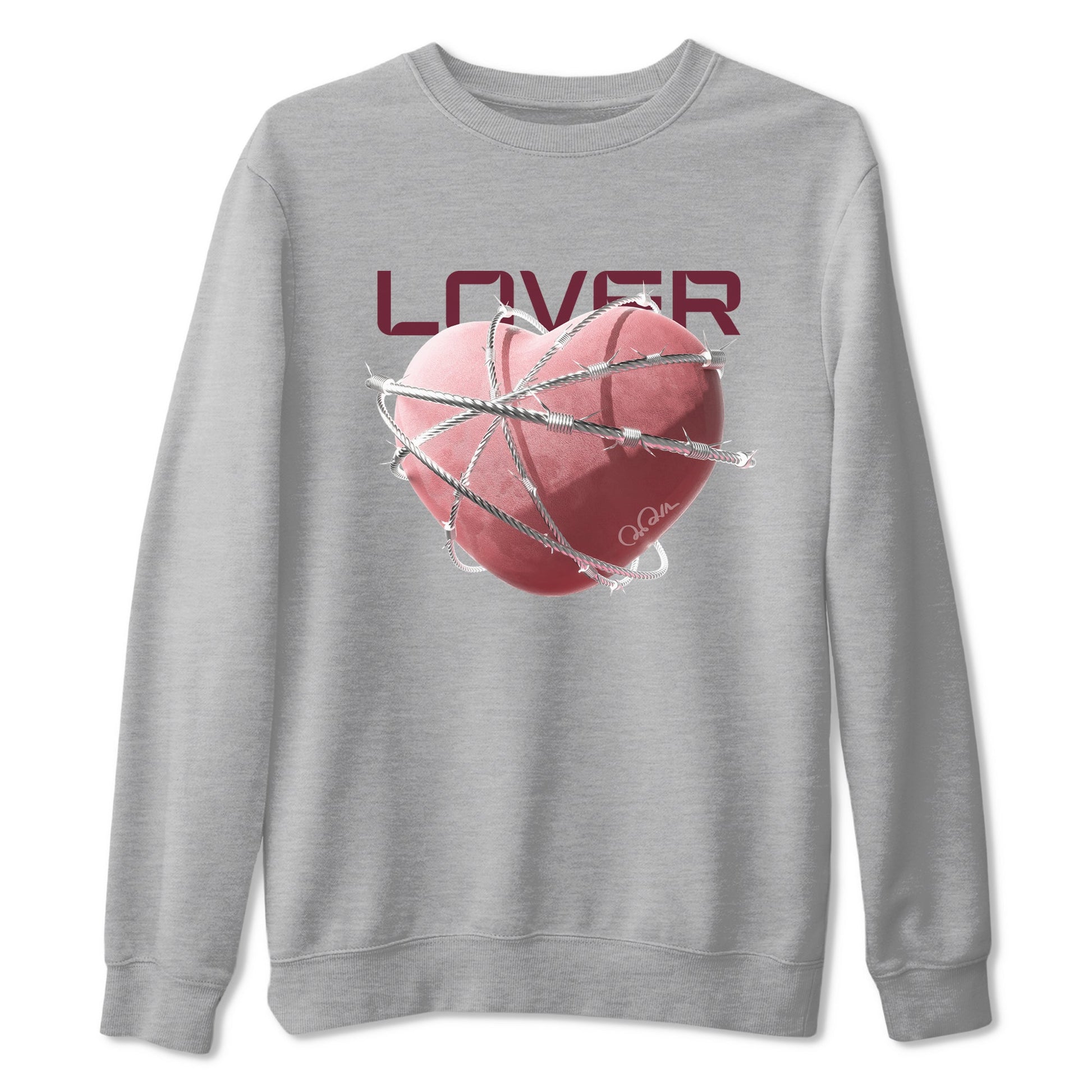 Dunk Valentines Day 2024 shirt to match jordans Heart Lover sneaker tees Dunk Valentines Day 2024 SNRT Sneaker Release Tees Unisex Heather Grey 2 T-Shirt