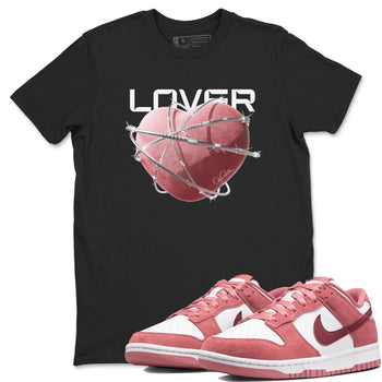 Dunk Valentines Day 2024 shirt to match jordans Heart Lover sneaker tees Dunk Valentines Day 2024 SNRT Sneaker Release Tees Unisex Black 1 T-Shirt