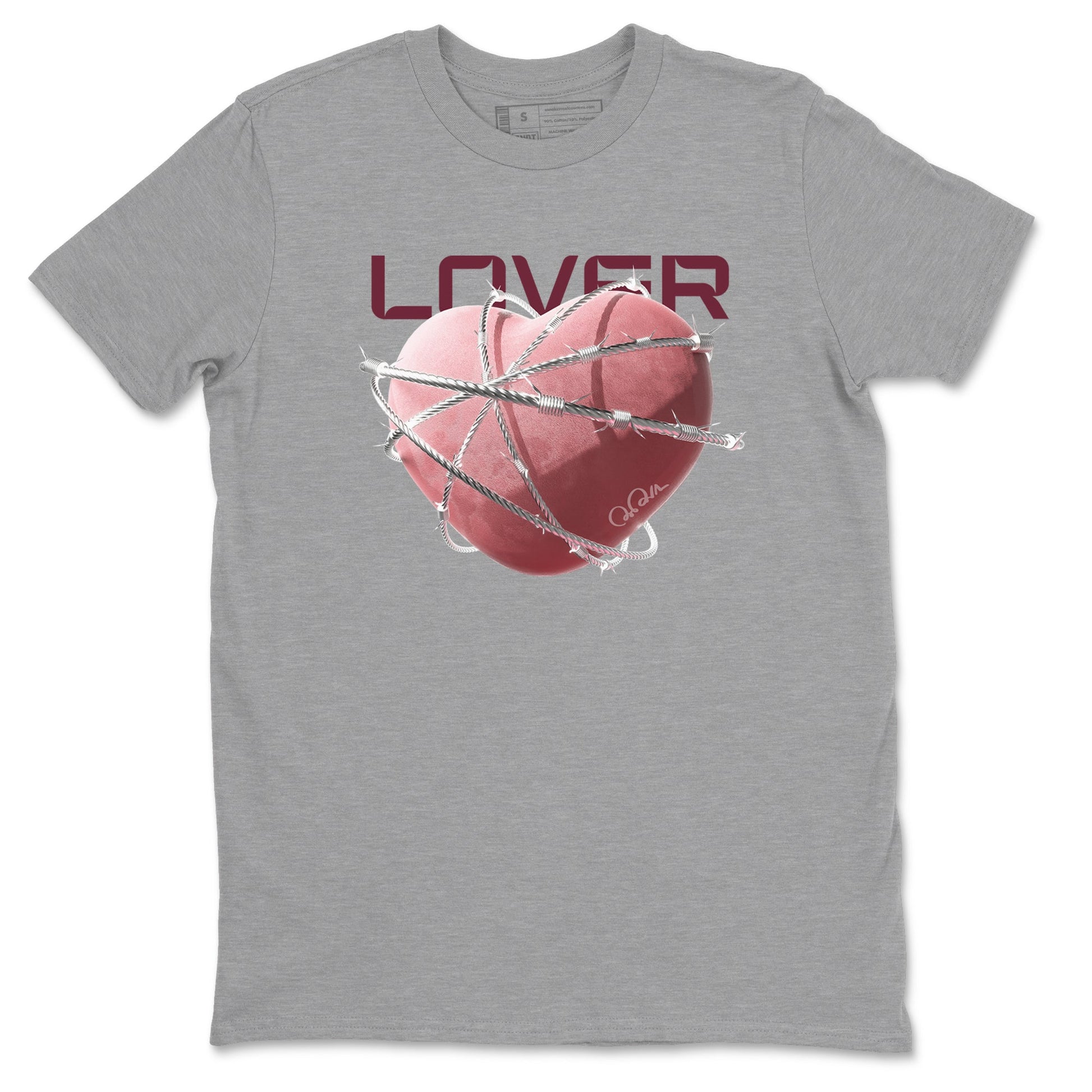 Dunk Valentines Day 2024 shirt to match jordans Heart Lover sneaker tees Dunk Valentines Day 2024 SNRT Sneaker Release Tees Unisex Heather Grey 2 T-Shirt