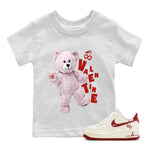 Air Force 1 Valentines Day Sneaker Match Tees Hello Bear Sneaker Tees Air Force 1 Valentines Day Sneaker Release Tees Kids Shirts