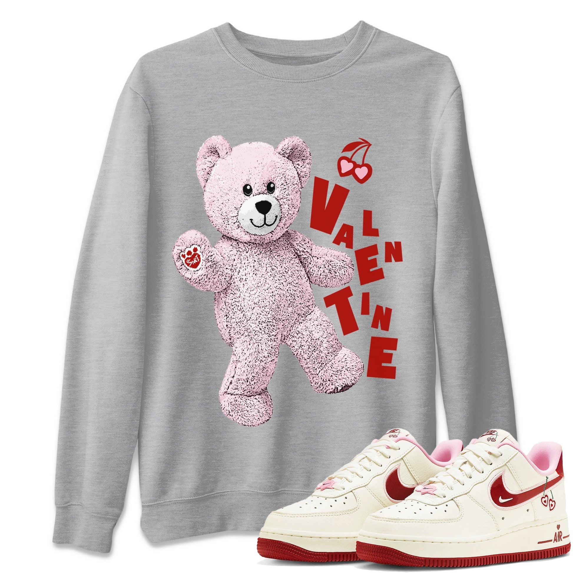 Air Force 1 Valentines Day Sneaker Match Tees Hello Bear Sneaker Tees Air Force 1 Valentines Day Sneaker Release Tees Unisex Shirts