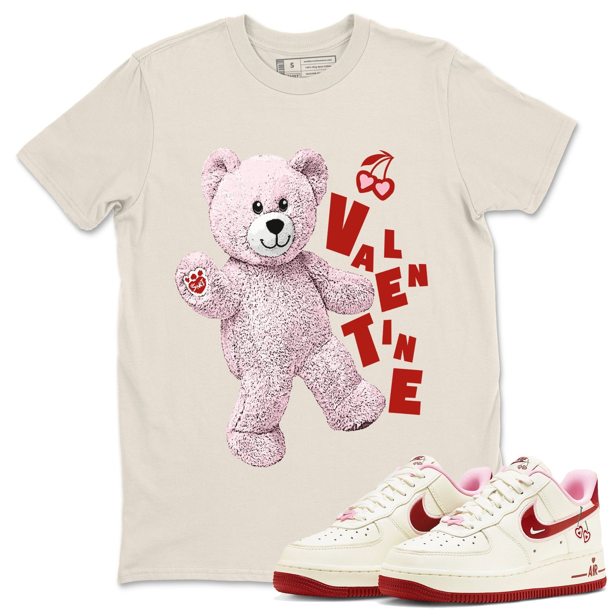 Air Force 1 Valentines Day Sneaker Match Tees Hello Bear Sneaker Tees Air Force 1 Valentines Day Sneaker Release Tees Unisex Shirts