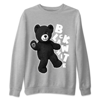 Jordan 1 Black White Sneaker Match Tees Hello Bear Sneaker Tees Jordan 1 Black White Sneaker Release Tees Unisex Shirts