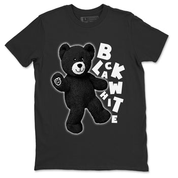 Jordan 1 Black White Sneaker Match Tees Hello Bear Sneaker Tees Jordan 1 Black White Sneaker Release Tees Unisex Shirts
