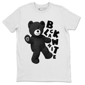 Jordan 1 Black White Sneaker Match Tees Hello Bear Sneaker Tees Jordan 1 Black White Sneaker Release Tees Unisex Shirts
