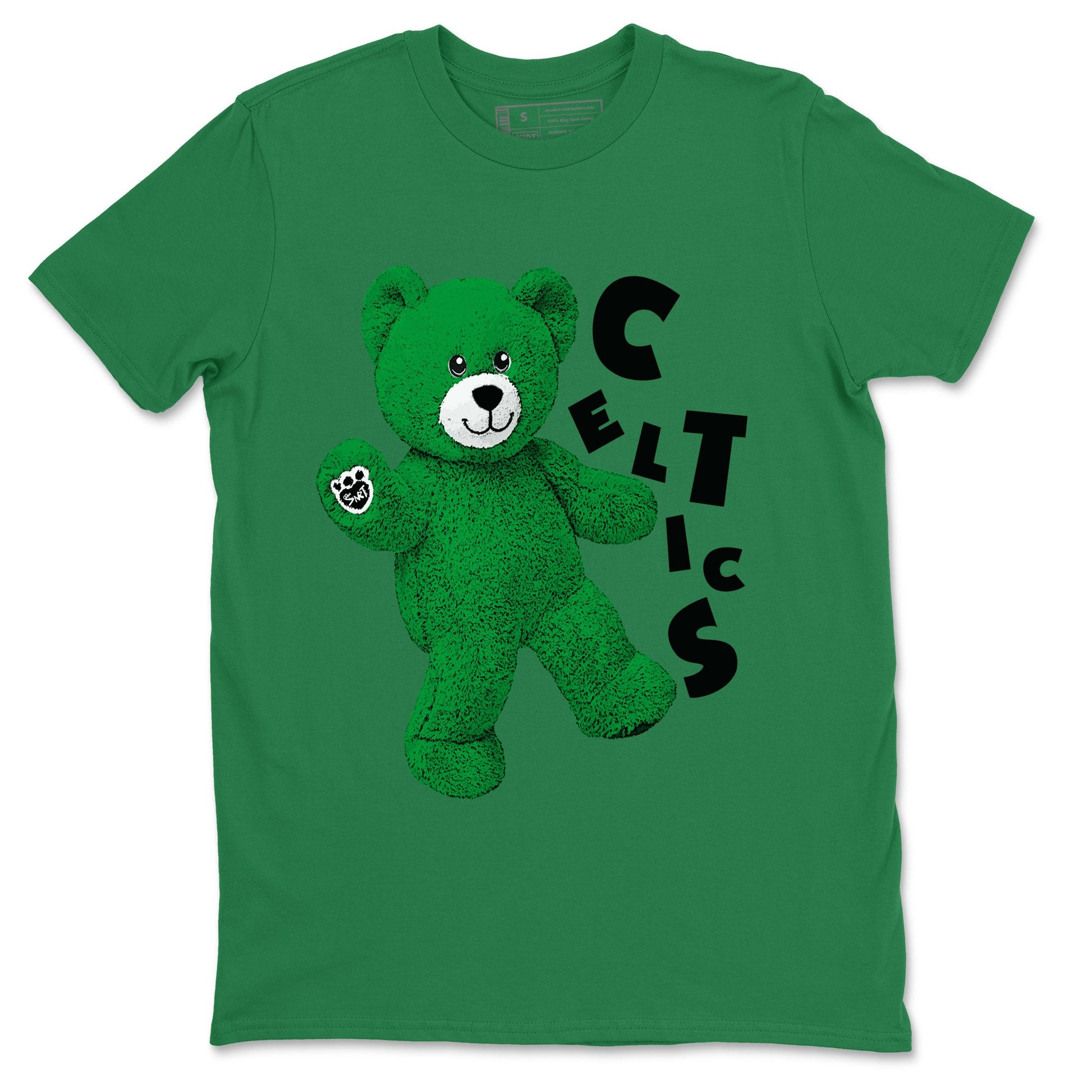 Air Jordan 1 Celtics Sneaker Match Tees Hello Bear Sneaker Tees Air Jordan 1 Lucky Green Celtics Tees Unisex Shirts Kelly Green 2