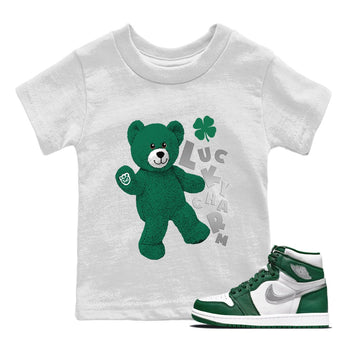 Jordan 1 Gorge Green Sneaker Match Tees Hello Bear Sneaker Tees Jordan 1 Gorge Green Sneaker Release Tees Kids Shirts