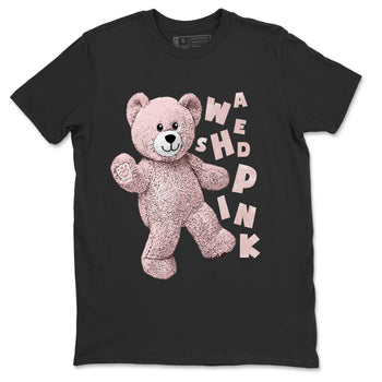 Air Jordan 1 Washed Pink Sneaker Match Tees Hello Bear Sneaker Tees Air Jordan 1 High OG WMNS Washed Pink Sneaker Release Tees Unisex Shirts Black 2