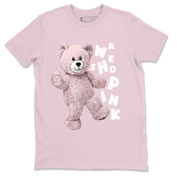 Air Jordan 1 Washed Pink Sneaker Match Tees Hello Bear Sneaker Tees Air Jordan 1 High OG WMNS Washed Pink Sneaker Release Tees Unisex Shirts Pink 2