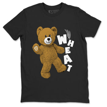 Jordan Retro 13 Wheat Sneaker Matching Tee Hello Bear Sneaker Tees Air Jordan 13 Wheat Sneaker Release Tees Unisex Shirts Black 2