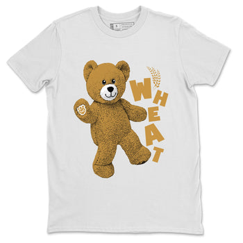 Jordan Retro 13 Wheat Sneaker Matching Tee Hello Bear Sneaker Tees Air Jordan 13 Wheat Sneaker Release Tees Unisex Shirts White 2