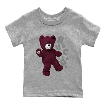 Jordan 5 Burgundy Shirts Hello Bear Sneaker Tees Air Jordan 5 Burgundy Sneaker Release Tees Kids Shirts Heather Grey 2