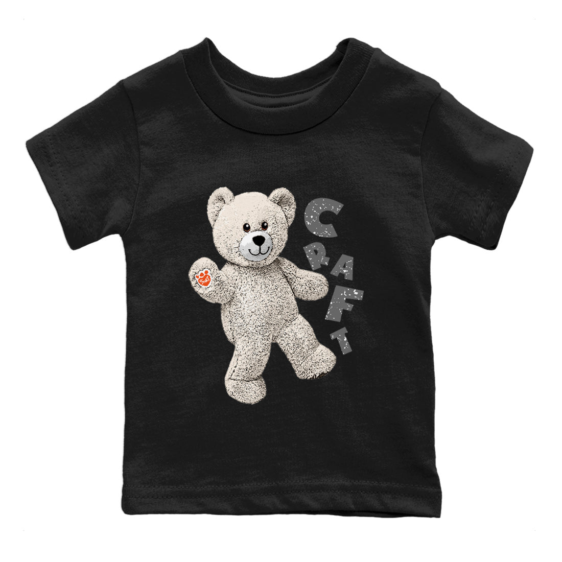 Air Jordan 5 Craft Sneaker Match Tees Hello Bear Sneaker Tees Air Jordan 5 Craft Tee Kids Shirts Black 2