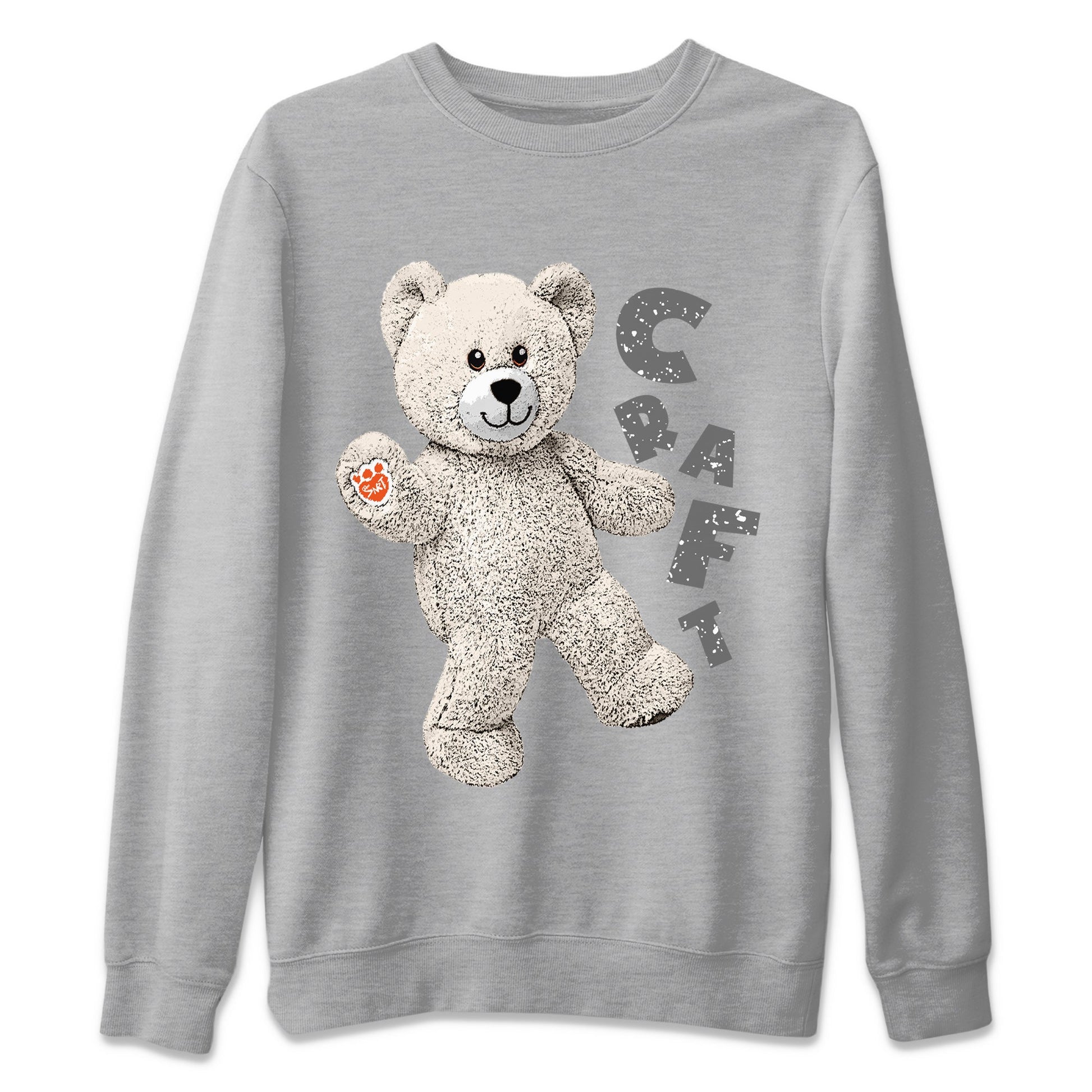 Air Jordan 5 Craft Sneaker Match Tees Hello Bear Sneaker Tees Air Jordan 5 Craft Tee Unisex Shirts Heather Grey 2