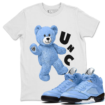 Jordan 5 UNC Jordan Shirts Hello Bear Sneaker Tees Air Jordan 5 UNC SNRT Sneaker Tees Unisex Shirts White 1