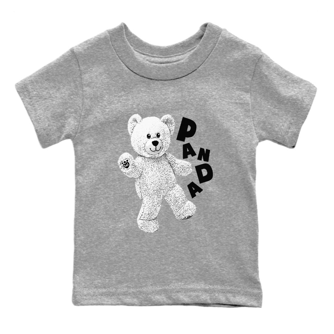 Dunks Panda shirt to match jordans Hello Bear sneaker tees Dunk Low Panda SNRT Sneaker Release Tees Baby Toddler Heather Grey 2 T-Shirt