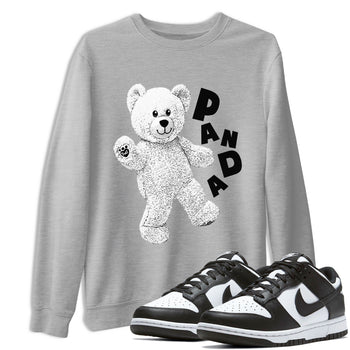 Dunks Panda shirt to match jordans Hello Bear sneaker tees Dunk Low Panda SNRT Sneaker Release Tees Unisex Heather Grey 1 T-Shirt