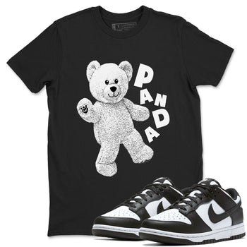 Dunks Panda shirt to match jordans Hello Bear sneaker tees Dunk Low Panda SNRT Sneaker Release Tees Unisex Black 1 T-Shirt