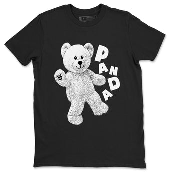 Dunks Panda shirt to match jordans Hello Bear sneaker tees Dunk Low Panda SNRT Sneaker Release Tees Unisex Black 2 T-Shirt