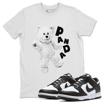 Dunks Panda shirt to match jordans Hello Bear sneaker tees Dunk Low Panda SNRT Sneaker Release Tees Unisex White 1 T-Shirt