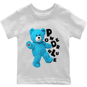 Jordan 1 Powder Blue Sneaker Match Tees Hello Bear Sneaker Tees Jordan 1 Powder Blue Sneaker Release Tees Kids Shirts