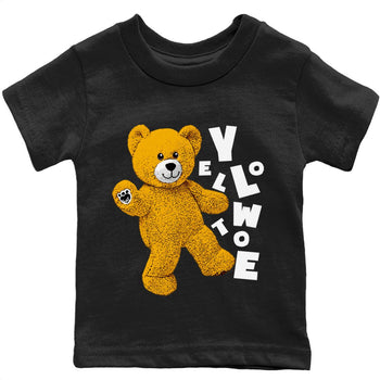 Jordan 1 Yellow Toe Sneaker Match Tees Hello Bear Sneaker Tees Jordan 1 Yellow Toe Sneaker Release Tees Kids Shirts