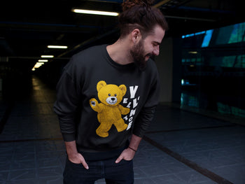 Jordan 1 Yellow Toe Sneaker Match Tees Hello Bear Sneaker Tees Jordan 1 Yellow Toe Sneaker Release Tees Unisex Shirts